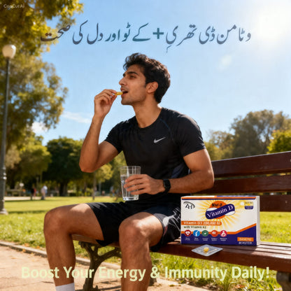 Nivi-D Vitamin D3 200,000 IU with Vitamin K2 – Softgel Capsule