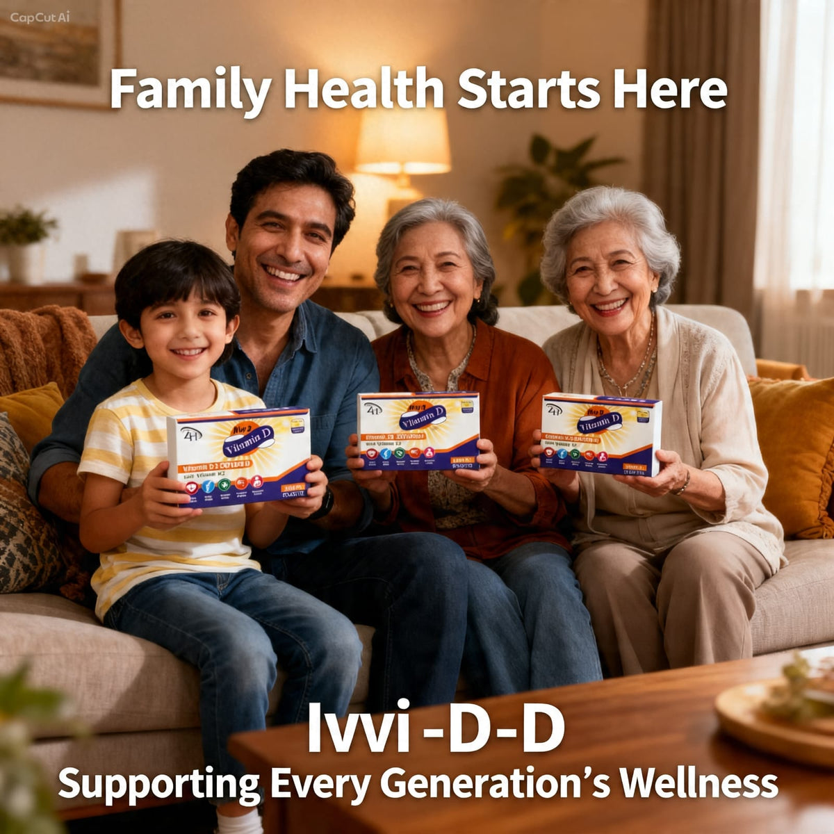 Nivi-D Vitamin D3 200,000 IU with Vitamin K2 – Softgel Capsule